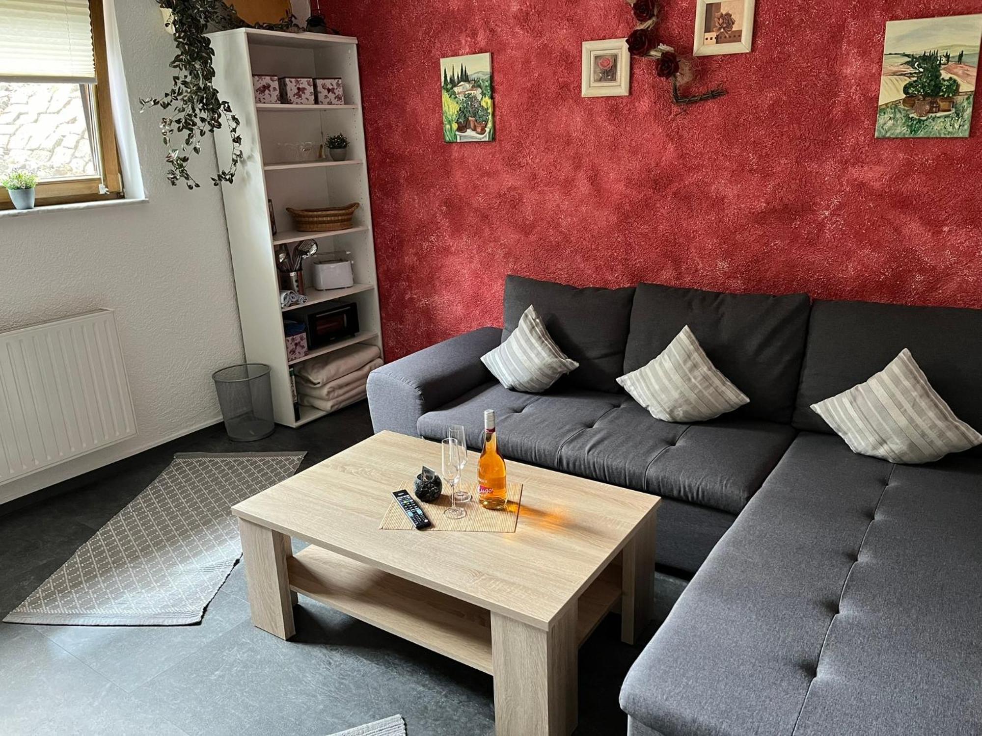 Ferienwohnung Hoppelnase Mit Eigener Sauna Langenstein Extérieur photo